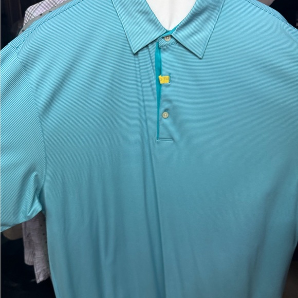 Greg Norman Collection Aqua Polo Shirt - Picture 1 of 2